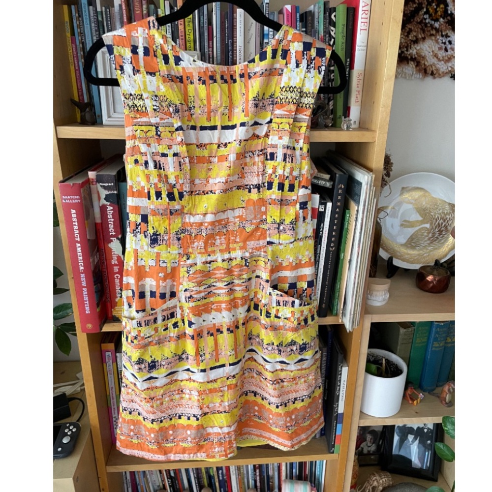 Printed shift dress